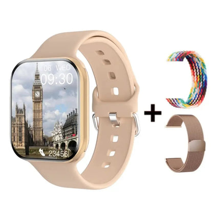 NEW Watch 10 Smart Watch Men Body Temperature BT Call NFC Always on Display GPS Sport Watches Women Smartwatch For Apple Android