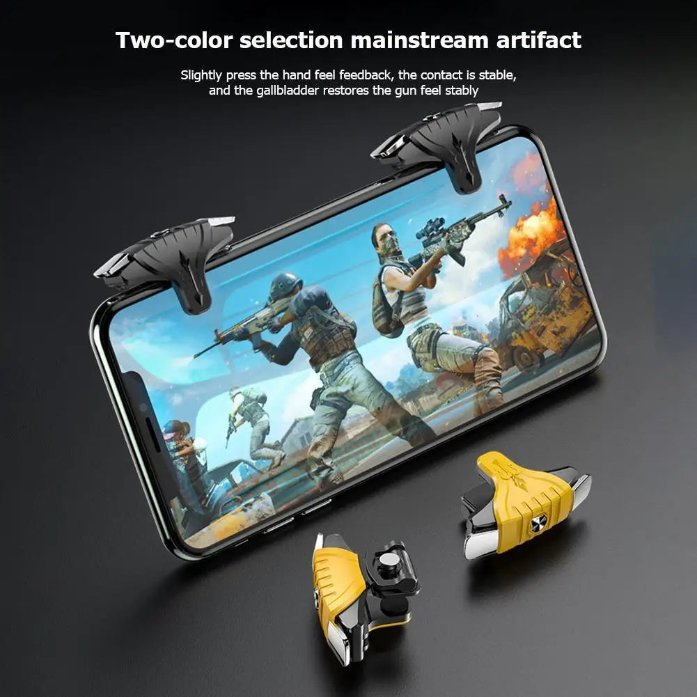 Electronic Machine Game Parts F01 1 Pair Plastic PUBG Mobile Trigger Phone Gamepad Controller Gaming Shooter