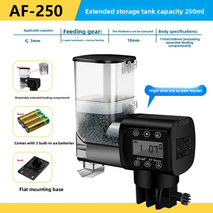 Jebao Fish Tank Aquarium Feeder Ornamental Fish Intelligent Large Capacity Timed Feeding Device