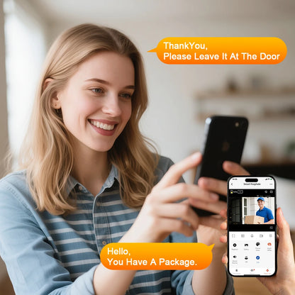 Elecpow Tuya Smart wifi Doorbell With Ring bell 4.3Inch 1080P Digital Door Peephole Camera PIR Night Vision Motion Detection