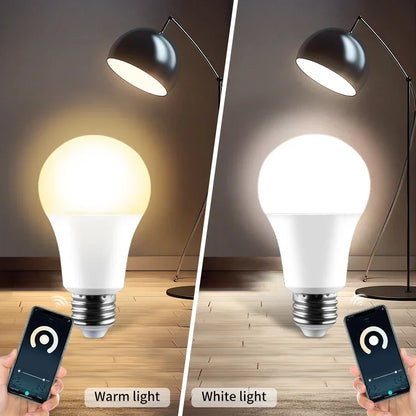 Cozylife 220V 110V WiFi Smart LED Bulb 12W 15W 20W E27 Cold & Warm Indoor Light  Alexa Google Home Together APP Timing Dimming