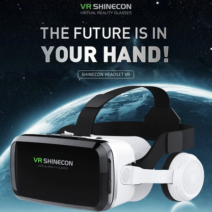 RGB Esports 3D Helmet VR Adjustable Headwear Wireless Glasses Virtual Reality Stereo Microphone Headphone Helmet Suitable fphone