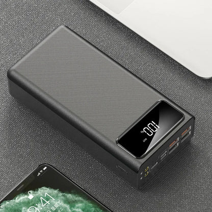 80000mAh Large-capacity Charging Treasure  60000 Digital Display 5w Fast Charging Outdoor 100000 Mobile Power Gift Wholesal