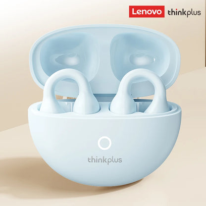 New Lenovo LP25 OWS Wireless Bluetooth Ear Clip Headphones Long Battery Life Gaming Headset HIFI Surround Sound Earbuds With Mic