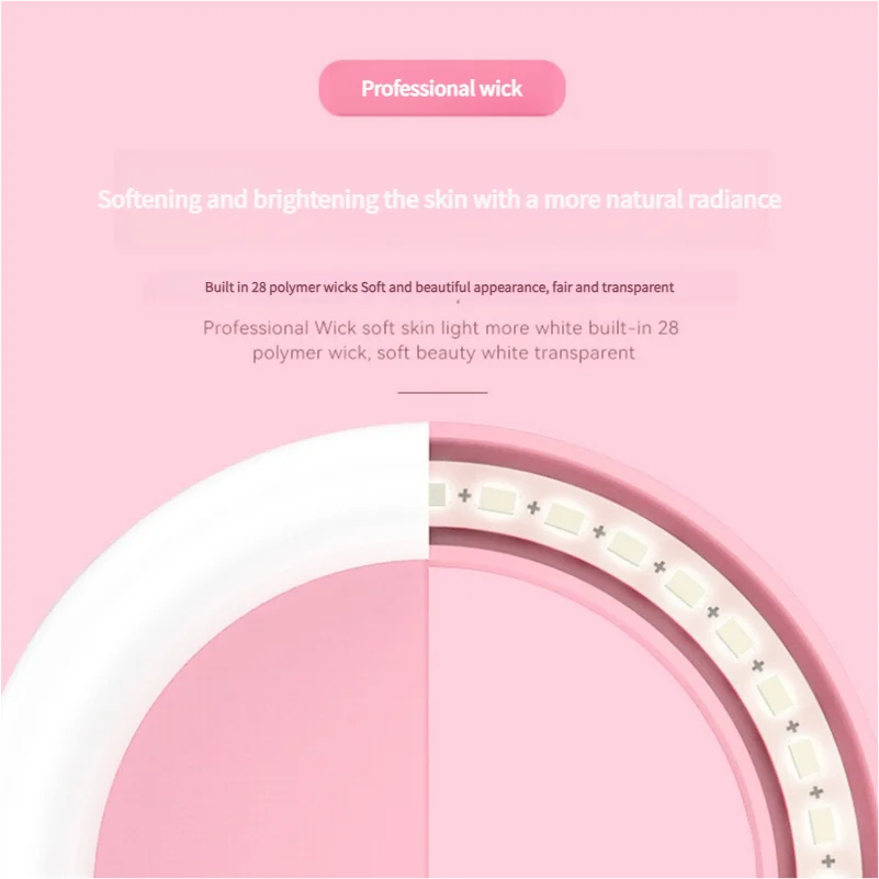 Multifunctional Adjustable Brightness Portable Selfie Lamp Computer Mobile Phone Live Broadcast Vlog Fill Light Video Light