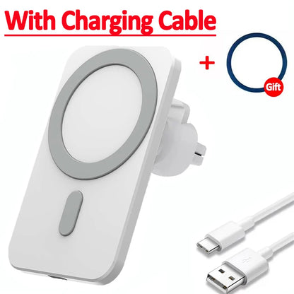 30W Magnetic Wireless Car Charger For MagSafe iPhone 16 15 14 13 Pro Max Xiaomi Samsung Xiaomi Air Vent Clip Phone Holder Stand