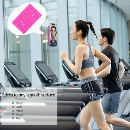 Double Sided Silicone Suction Cup Phone Case Detachable Stand Silicone Rubber Sucker Pad For Selfies And Videos Fixed Pad