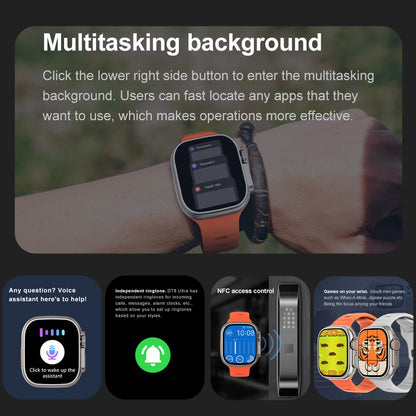 For Apple Smart Watch 10 ultra x 3 Pro MAX Gen2 49mm Amoled Screen Smartwatch Refresh Rate Wireless Charging Men Women For Sport