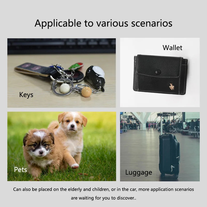 New Smart Finder Bluetooth 4.0 Children's Pet Wallet GPS Location Tracker Anti-lost Device Mini Portable Tracking Locator 2025