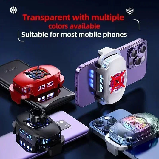 A01 Mobile Phone Back-clip Semiconductor Cooling Fan Radiator for IOS Android PUBG Cooler Live Cool Heat Sink Game Accessories