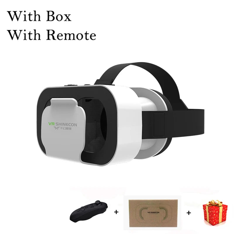 VR Glasses 3D Virtual Reality Headset Devices Helmet Lenses Goggles Smart For Smartphones Phone Cell Controller Mobile Game Viar