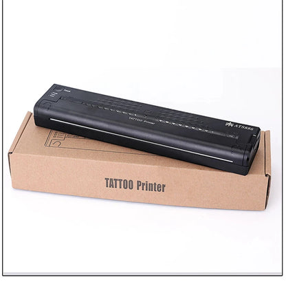 Yilong Portable Thermal Tattoo Transfer Printer Machine Bluetooth Smart Network Stencil Maker Line Drawing Photo Printing Copier