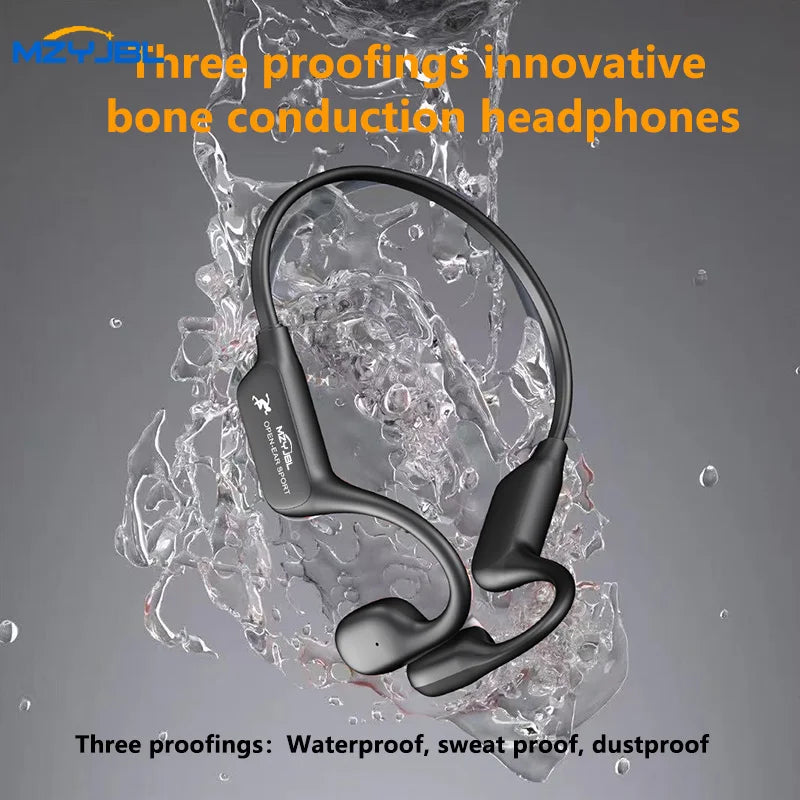 MZYJBL Wireless Headphones A28 Neckband Bluetooth5.4 Bone Conduction Sport Stereo Headset ENC Noise Reduction Earphone Headphone