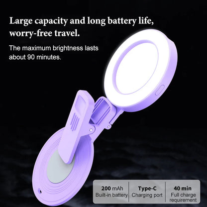 selfie fill light Mobile led light led fill light for professional photography  camera light led light mobile selfie ring lights