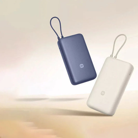 20000 mAh charging treasure 33W with cable two-way fast charging super large capacity portable mobile power Mijia