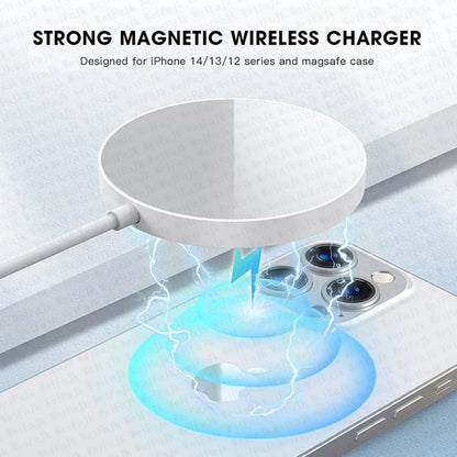 For Apple Magsafes Original 30W Wireless Charger For iPhone 11 12 13 14 15 16 Pro Max X XS XR Plus Fast Charging Magnetic Charge