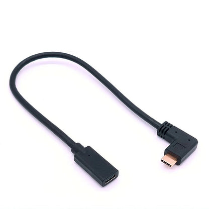 5Pin Converter Data Cable 90 Degree Elbow Micro/Mini USB2.0 Male To USB 3.1 Type C Male Adapter Converter OTG Charging Line