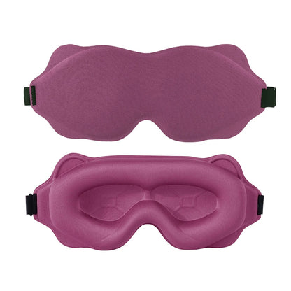 3D Sleep Mask Blindfold Sleeping Aid Soft Memory Foam Eye Mask Block Out Light Pressure Sensation Rest Relax Aid Adjustable Mask