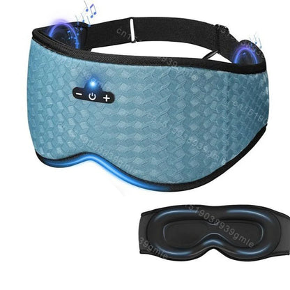 Bluetooth Music 3D Sleeping Eye Mask Wireless Headphones Breathable Light Blocking Air Travel Smart Elastic Sleep Headband