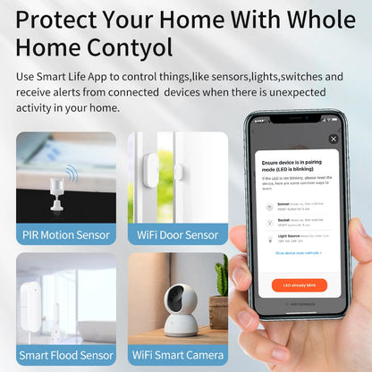 Zigbee 3.0 Gateway HUB Wireless Tuya Multi-mode WiFi Bluetooth Smart Life Home Bridge Remote Control Work With Alexa Google Home