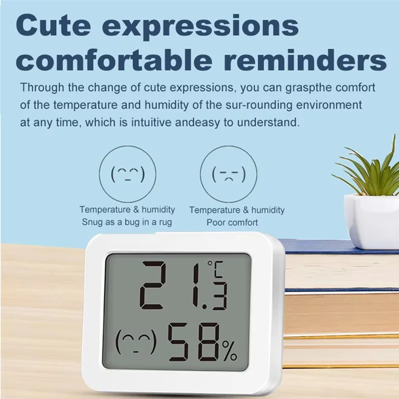 ABUO-Tuya Zigbee Smart Temperature And Humidity Sensor Humidity Monitoring For Alexa Google Assistant