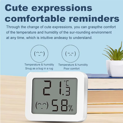 ABUO-Tuya Zigbee Smart Temperature And Humidity Sensor Humidity Monitoring For Alexa Google Assistant