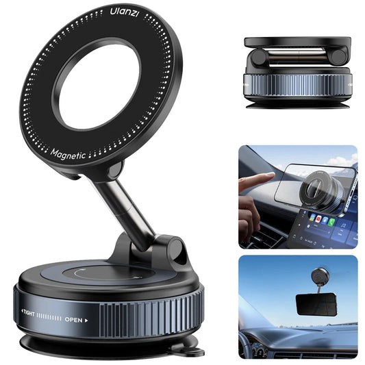 Ulanzi SK-25 Magnetic Car Phone Holder Suction Cup Car Specific Navigation Vacuum Support GPS Fixed Camera Position Shooting