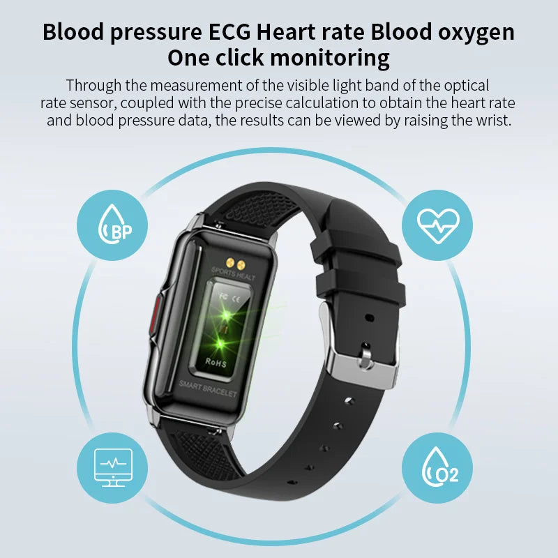 LIGE New 1.47 Inch Men Smart Watch Women Bluetooth Connected Phone Waterproof Smartwatch Music Sports Fitness Tracker Bracelet