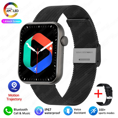 2025 New For Apple DT Watch 10 Smart Watch Men Women Waterproof Support 120 Sports ECG+PPG 1.81 inch Bluetooth Call Smart Watch