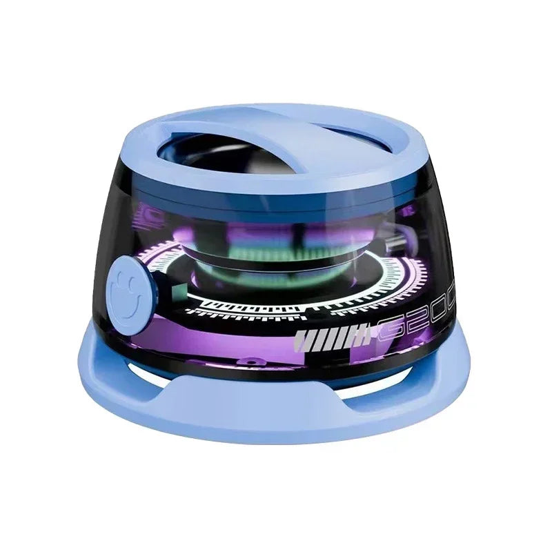 XIKCU Mini Portable Bluetooth Speaker G200 RGB Lighting Magnetic Speaker BT5.3 Small Sound Box 7 Hours Playback Phone Holder