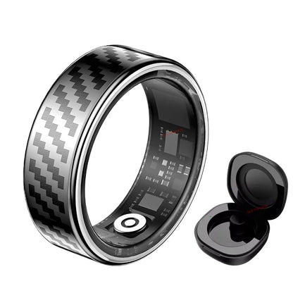 For Xiaomi Smart Ring Call Alert Heart Rate Blood Oxygen Monitoring Pedometer Calorie Multifunctional Fitness Smart Finger Ring