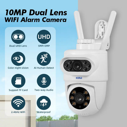 KERUI 4G/WiFi GSM Home Alarm with 7-inch IPS Large Touch Screen Panel Tuya Smart Wireless Security Alarm System Burglar Alexa