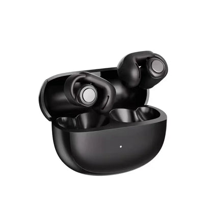 V12 Bluetooth Headset 5.3 Wireless Bone Conduction Headphones Clip Ear Music HD Call Sports Gaming Earphone Earphones HiFi Sound