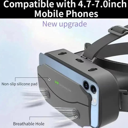 VR Glasses 3D Virtual Reality Headset Devices Helmet Lenses Goggles Smart For Smartphones Phone Cell Controller Mobile Game Viar