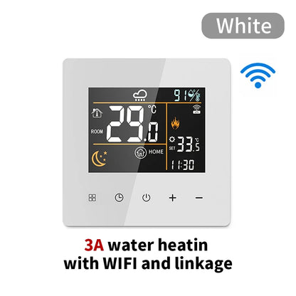 Tuya WiFi Thermostat and Hygrometer Digital Temperature Controller Boiler Thermostat Underfloor Heating Home Intelligent Tools