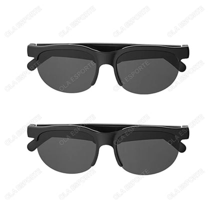 New Smart Glasses Men Bluetooth 5.3 Earphones Anti-Blu-ray Stereo headset Dual Speaker Touch Music Control Headphone Sunglasses