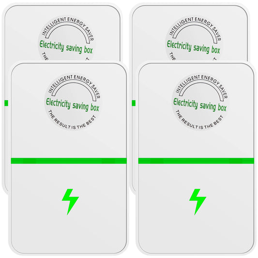 2/4Pcs Power Saver Portable Electricity US Energy Saver Smart Saving Box Safe Household Plug 90V-250V for Office Kitchen Accesso