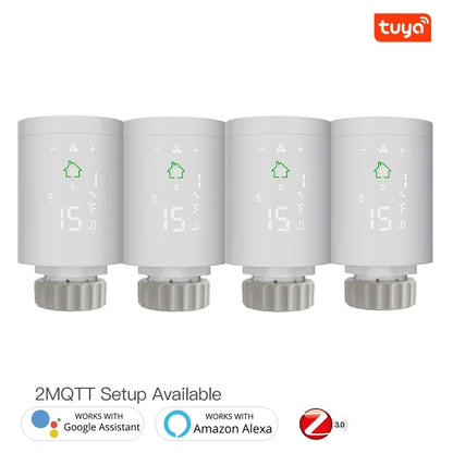 Tuya ZigBee3.0 Smart Thermostat Radiator Valve Programmable Thermostatic Radiator Actuator Temperature Controller Voice Control