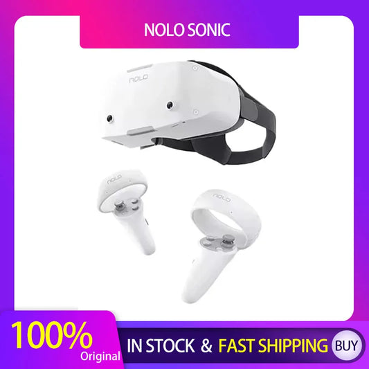 Original Nolo Sonic All-in-One Virtual Reality Glasses Premium VR Streaming Game 3D Headset True 4K HD Display 3D Surround Sound