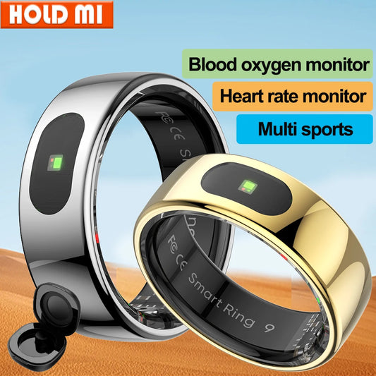 Smart Ring Men Women Temperature Health Monitor 5ATM Waterproof Music Video Control Sports Modes Rings Finger VS R02 R06 R09