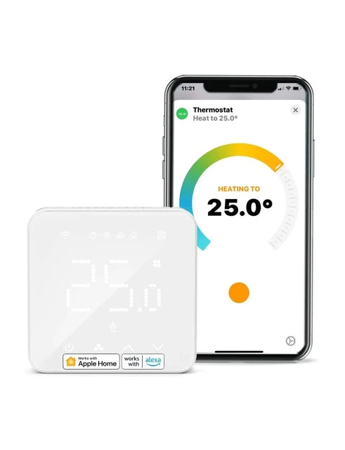 Refoss HomeKit Wi-Fi Smart Thermostat Temperature Controller for Boiler/Water Underfloor Heating System Touch Screen