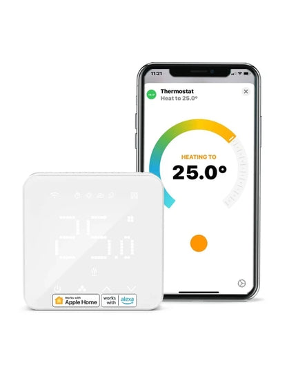 Refoss HomeKit Wi-Fi Smart Thermostat Temperature Controller for Boiler/Water Underfloor Heating System Touch Screen