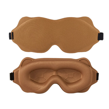 3D Sleep Mask Blindfold Sleeping Aid Soft Memory Foam Eye Mask Block Out Light Pressure Sensation Rest Relax Aid Adjustable Mask