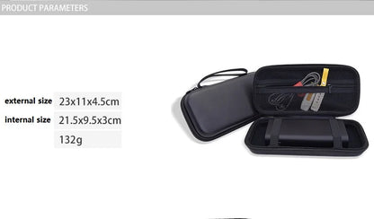 Hard Case for Anker PowerCore 20100mAh 20000mAh Powerbank, Hard Drive, Cards, USB Cables, Earphones, Black
