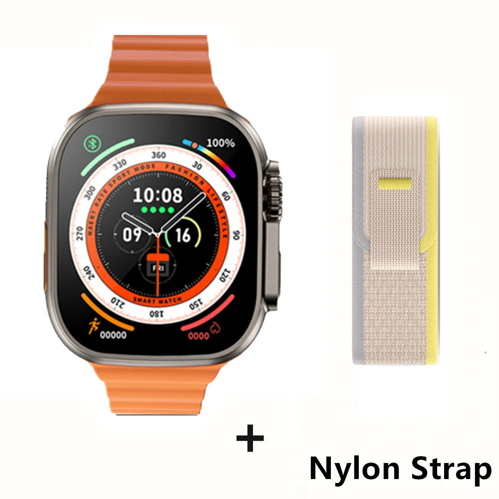 For Apple Smart Watch 10 ultra x 3 Pro MAX Gen2 49mm Amoled Screen Smartwatch Refresh Rate Wireless Charging Men Women For Sport
