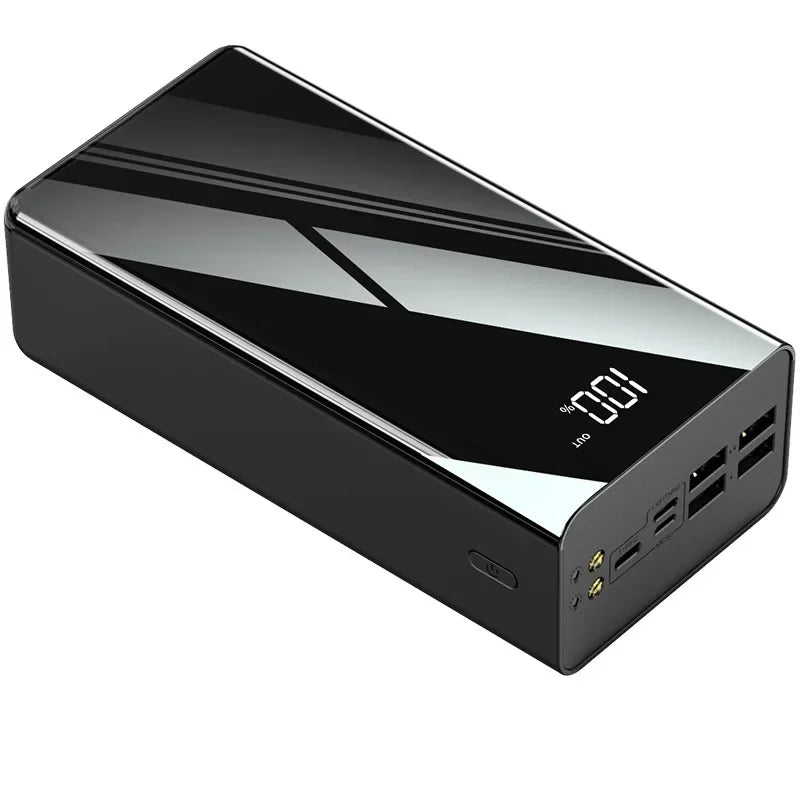80000mAh Large-capacity Charging Treasure  60000 Digital Display 5w Fast Charging Outdoor 100000 Mobile Power Gift Wholesal
