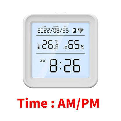 WiFi Temperature Humidity Sensor Tuya Smart Home Thermometer APP SmartLife Work With Alexa Google Assistant