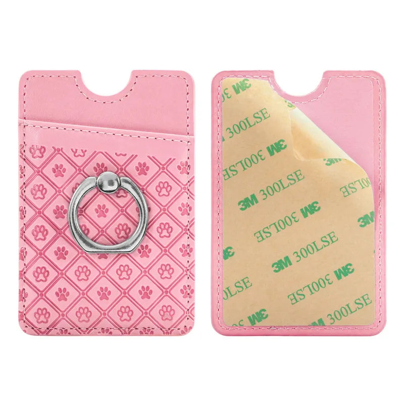 Cute Claw Design Smart Phone Ring Socket Holder Wallet Credit Card Holder 3M Adhesive Sticker Mobile Stand Case Soporte Celular
