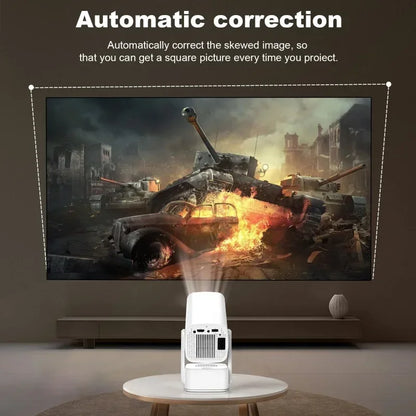 HT13  Smart Mini Projector Android 11 WiFi6 Support 4K 1080P BT5.0 Projector 1280*720P Home Cinema Portable Projector