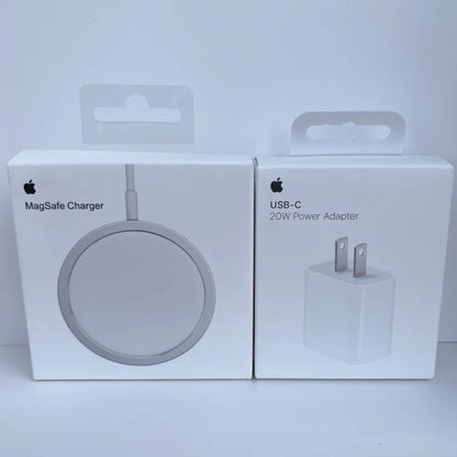 Original Apple Magsafe Wireless 15W Charger For iphone 16 15 14 13 12 mini Pro Max Plus
